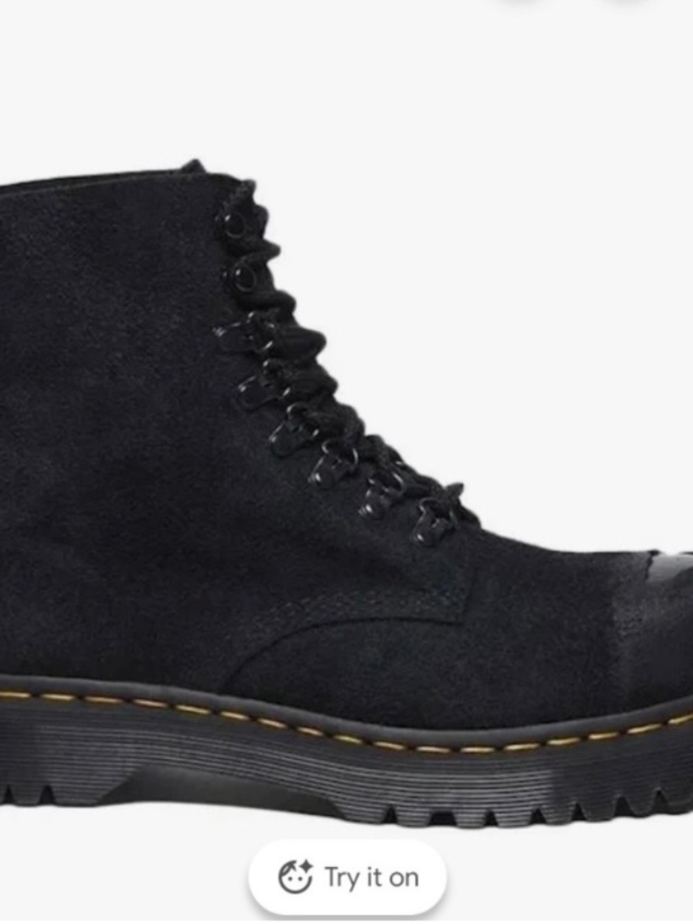 Dr. Martens Black Steel Toed Work Boots NWT